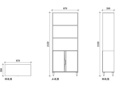 现代柜子 图书馆书柜平面图 图书馆书柜结构图 图书馆书柜设计图 图书馆书柜布局图 图书馆书柜展示图 施工图