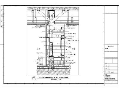 现代其他节点详图 隔墙消防箱暗 施工图