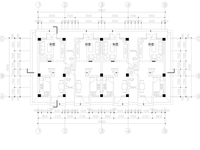 现代简约住宅楼建筑 第四代住宅 自建房 社区房 安置房 建 施工图