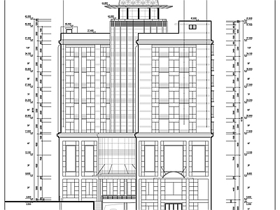 现代酒店建筑 建筑图 施工图