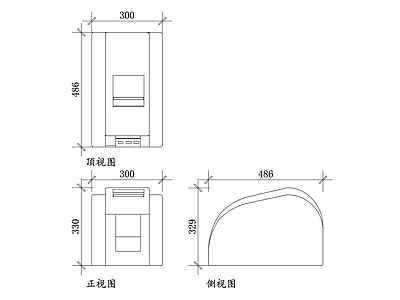 现代电器 销售终端机平面图 销售终端机结构图 销售终端机设计图 销售终端机布局图 销售终端机使用图 施工图