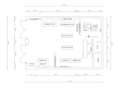 现代其他商业空间 药房 药店 海王星辰 施工图