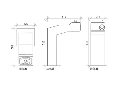 现代电器 残疾人饮水机 饮水机结构图 饮水机设计图 饮水机布局图 饮水机使用图 施工图