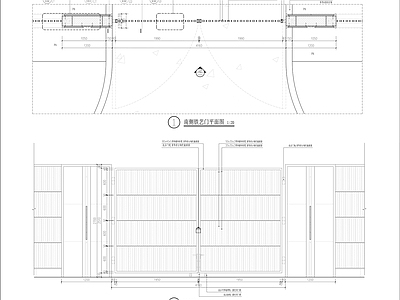 现代围墙图库 铁艺详图 消防铁艺详图 施工图