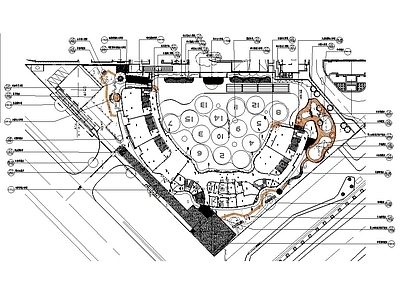 现代校园景观 南通绿城沁园 幼儿园室外景观 CA 施工图