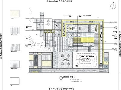 现代小区景观 南通通州湾住宅 大区景 施工图