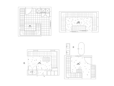 现代衣帽间 衣帽间平面图 施工图