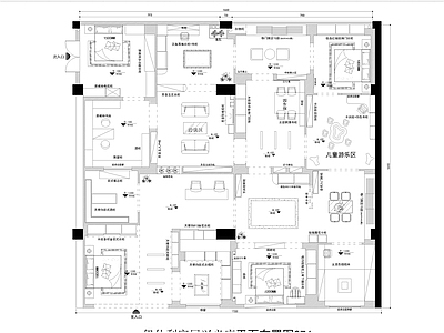 现代轻奢商场 全屋定制 施工图