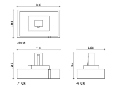 现代景观雕塑图库 矩形喷泉景观平面 喷泉景观结构图 喷泉景观设计图 喷泉景观布局图 喷泉景观安装图 施工图