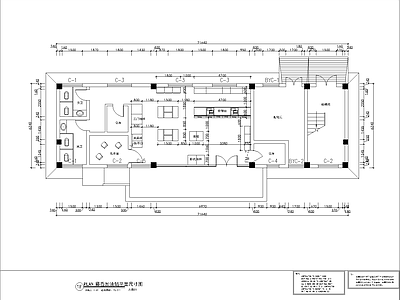 现代超市 3套加油站便利店 施工图