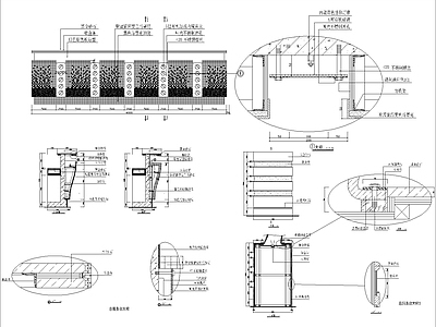 现代其他节点详图 夜总会总服务台 施工图