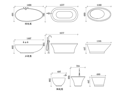 现代卫浴设施 现代浴缸平面图 现代浴缸结构图 现代浴缸设计图 现代浴缸布局图 现代浴缸安装图 施工图