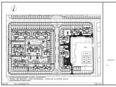 现代商业景观 城市综合体景设计 施工图