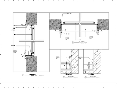 现代其他节点详图 套踢脚节点 施工图
