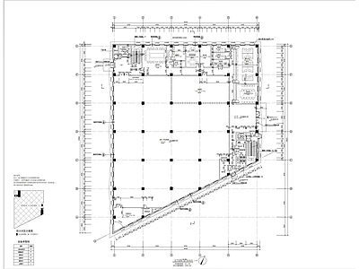 现代办公楼建筑 银行凭证中心 施工图