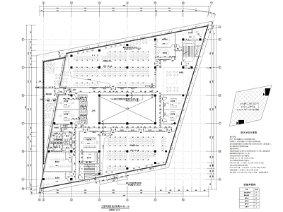 现代办公楼建筑 研发中心 施工图