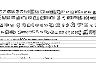 现代综合家具图库 图块 施工图