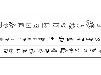 现代综合家具图库 书房图块 施工图