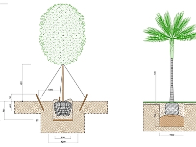 其他节点详图 植剖面图 施工图