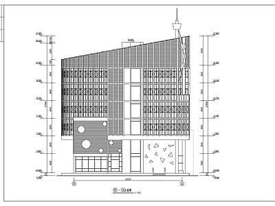 现代其他商业建筑 餐厅商业建筑图 餐饮建筑 施工图