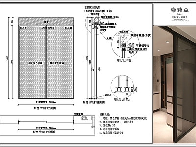 门节点 不锈钢玻璃推拉 玻璃节点 推拉节点 铝合金节点 钢化玻璃节点 施工图