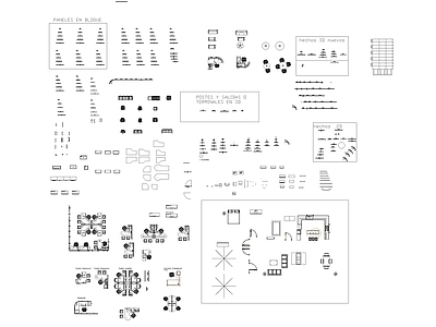 现代综合家具图库 3D办公家具 户外家具 露营 施工图