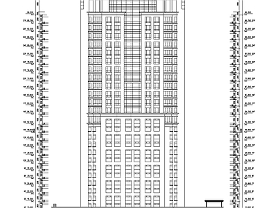 现代酒店建筑 某建筑 施工图