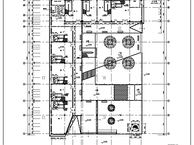 现代商业街 商店建 施工图