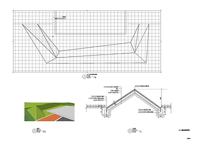 景观节点 立体草坡 施工图