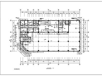 现代办公楼建筑 某综合楼建筑图 办公楼平面图 多层办公楼 施工图