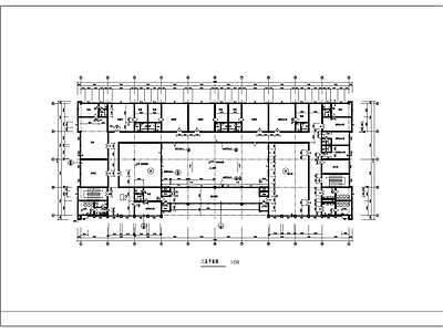 现代办公楼建筑 某综合办公建筑图 办公楼平面图 多层办公楼 施工图