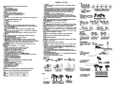 综合植物图库 绿化种植 施工图