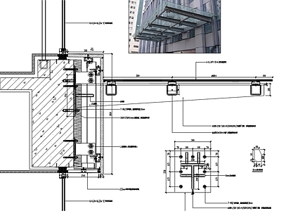 其他节点详图 玻璃节点图 室外玻璃节点 玻璃节点 施工图