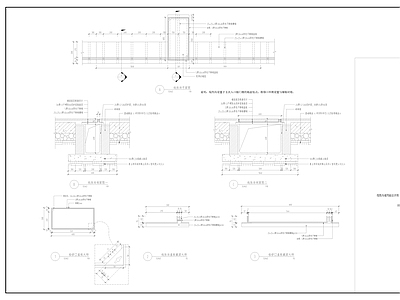 现代其他节点详图 景观排水沟 场地排水沟 线性盖板详图 施工图