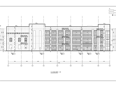 现代办公楼建筑 社区 建 施工图