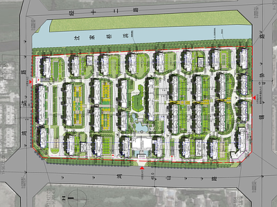 现代住宅楼建筑 住宅总图 施工图