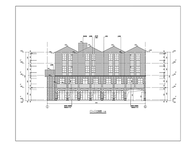 中式商业街 传统风貌 商业 改造 建筑 施工图