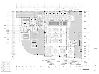 其他餐饮空间 国际大厦中餐厅内 施工图