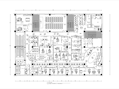 现代医院 口腔医院平面图 牙科医院平面图 诊平面图 施工图