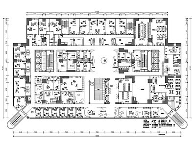 现代医院 牙科医院平面图 空腔医院平面图 诊平面图 施工图