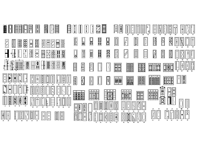 现代其他图库 室内型模块 施工图