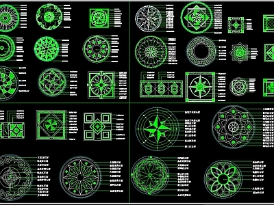 现代其他节点详图 样式详图 施工图