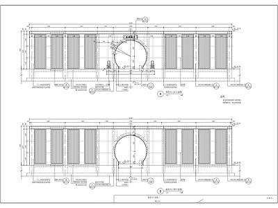 现代小区景观 特色大 建筑 施工图