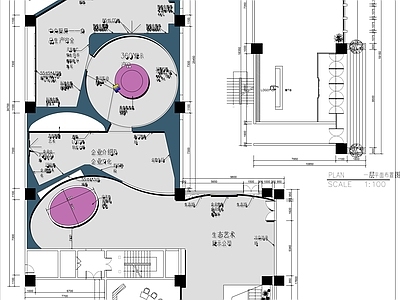 现代展厅 科技展厅 农产品展厅 施工图