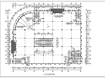 现代商业综合体 商场建 施工图