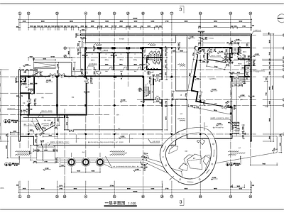 现代商业综合体 商业中心建筑施工 施工图