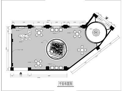 现代欧式售楼处 小型售楼部 施工图