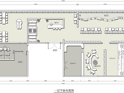 现代书店 书店设计平面图 书吧设计平面图 儿童书店平面图 施工图