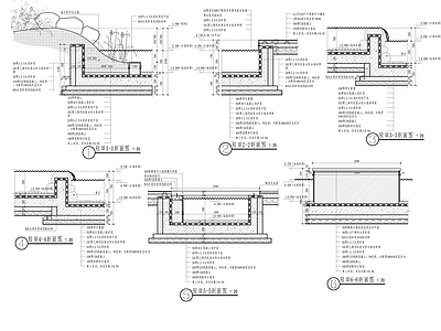 现代水井图库 水景 施工图