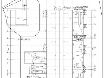 现代厂房 装备公司建筑 施工图